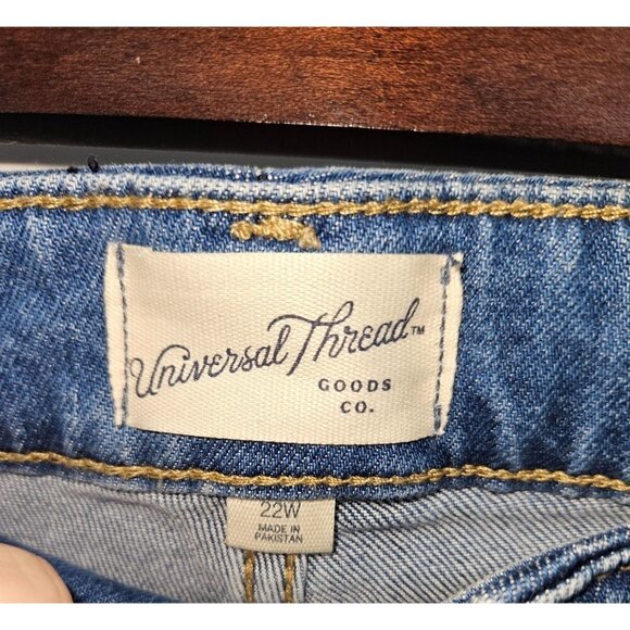 Universal Thread Jeans Women Sz 22 Ankle Bootcut Vintage Stretch High Rise NEW - Picture 7 of 16